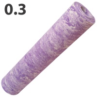 Коврик для йоги ЭВА 173х61х0,3 см (фиолетовый Мрамор) E40022